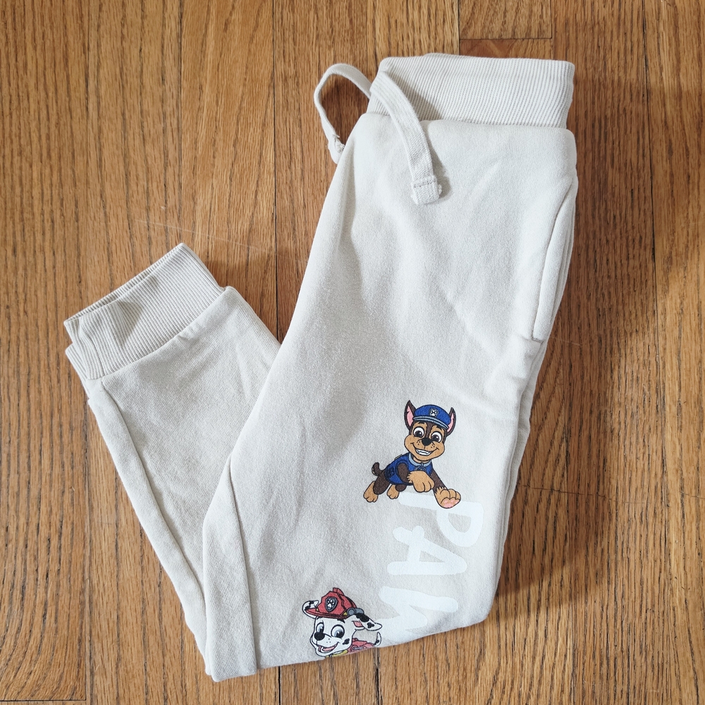 Nickelodeon Light Beige Paw Patrol Joggers Boys Size 4T/ EU 104cm